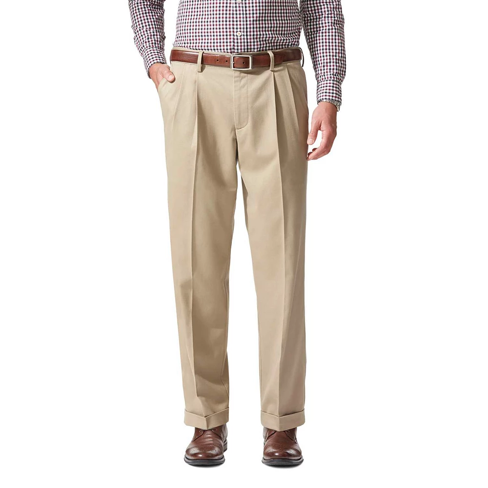 Men's Dockers® Relaxed Fit Comfort Stretch Pleated Cuffed Khaki Pants - Image 3