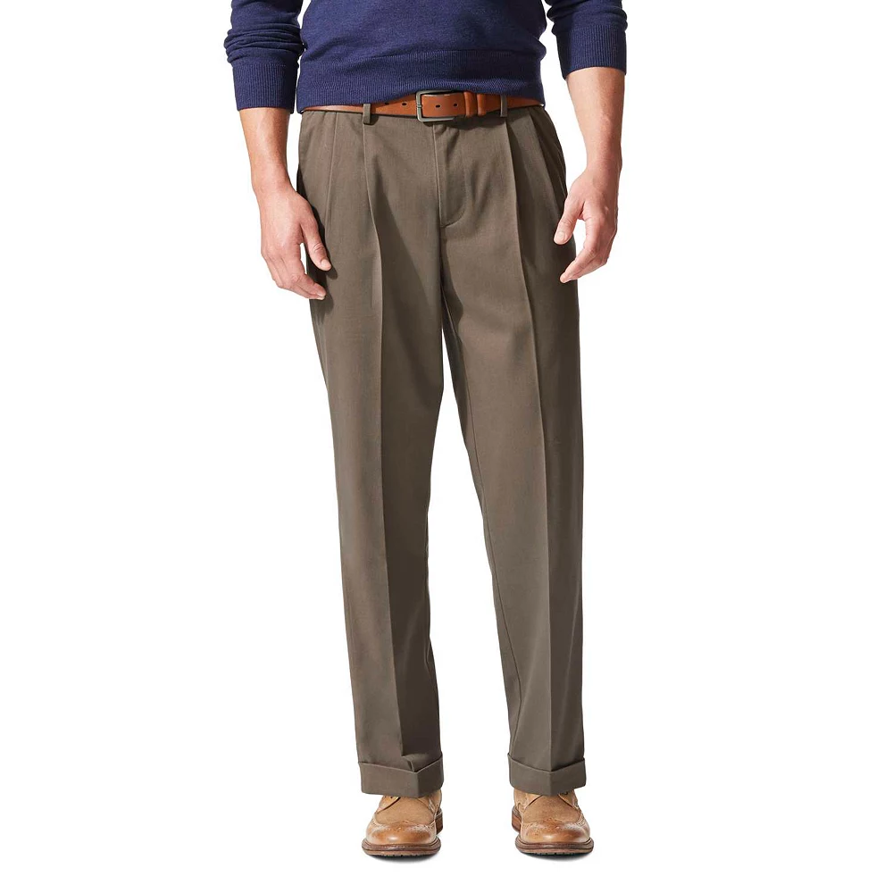 Men's Dockers® Relaxed Fit Comfort Stretch Pleated Cuffed Khaki Pants - Image 6