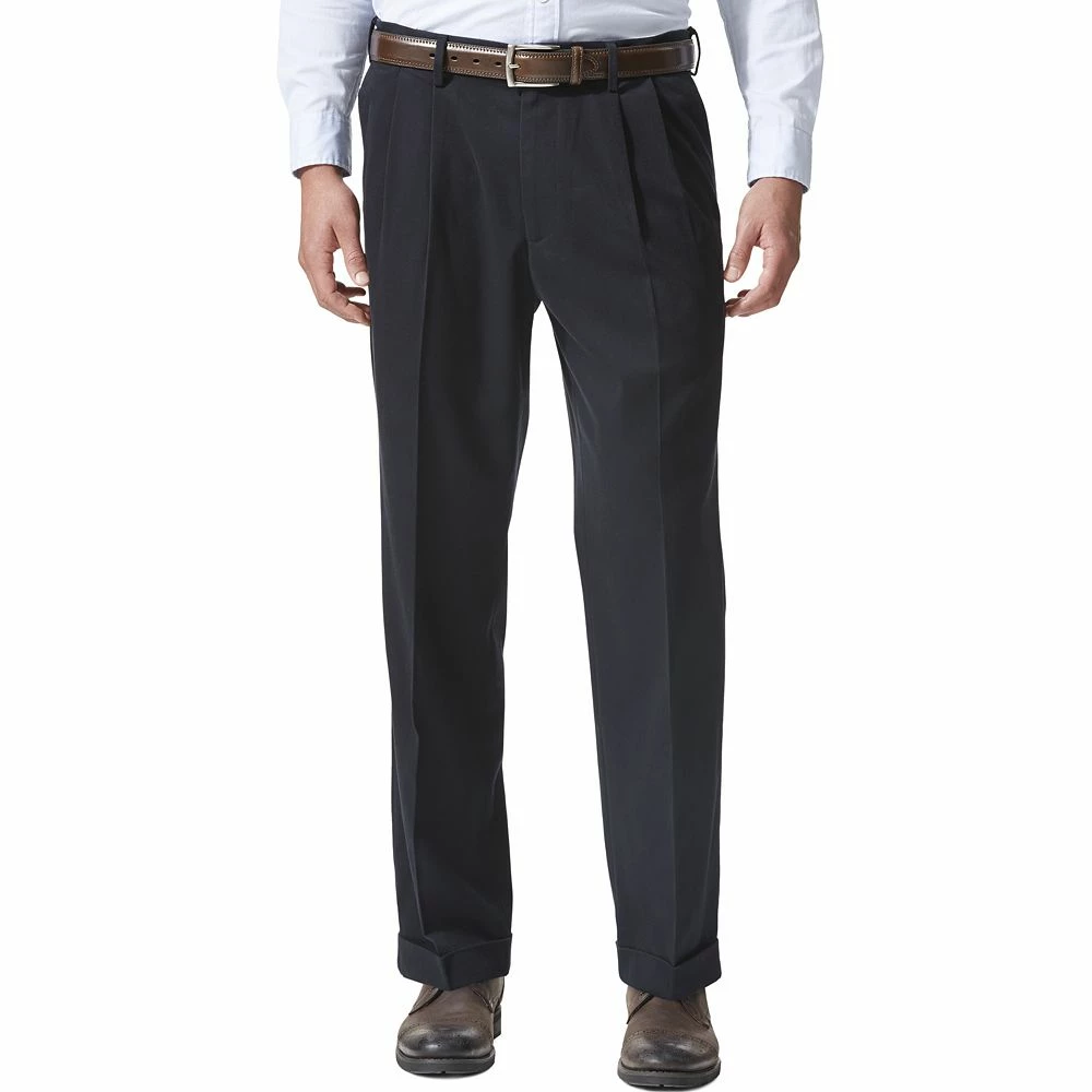 Men's Dockers® Relaxed Fit Comfort Stretch Pleated Cuffed Khaki Pants - Image 5