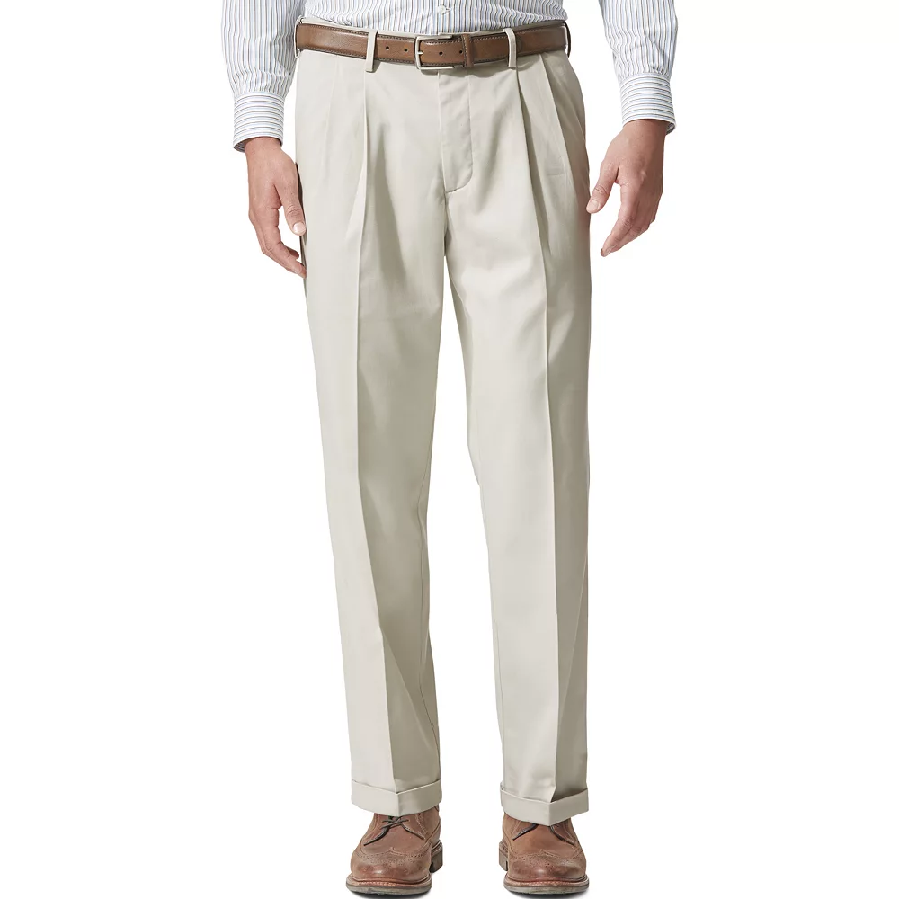 Men's Dockers® Relaxed Fit Comfort Stretch Pleated Cuffed Khaki Pants - Image 2