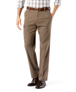 Men's Dockers® Stretch Easy Khaki Straight-Fit Flat-Front Pants