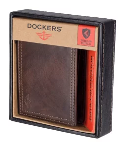 Men's Dockers® RFID-Blocking Extra Capacity Slimfold Wallet