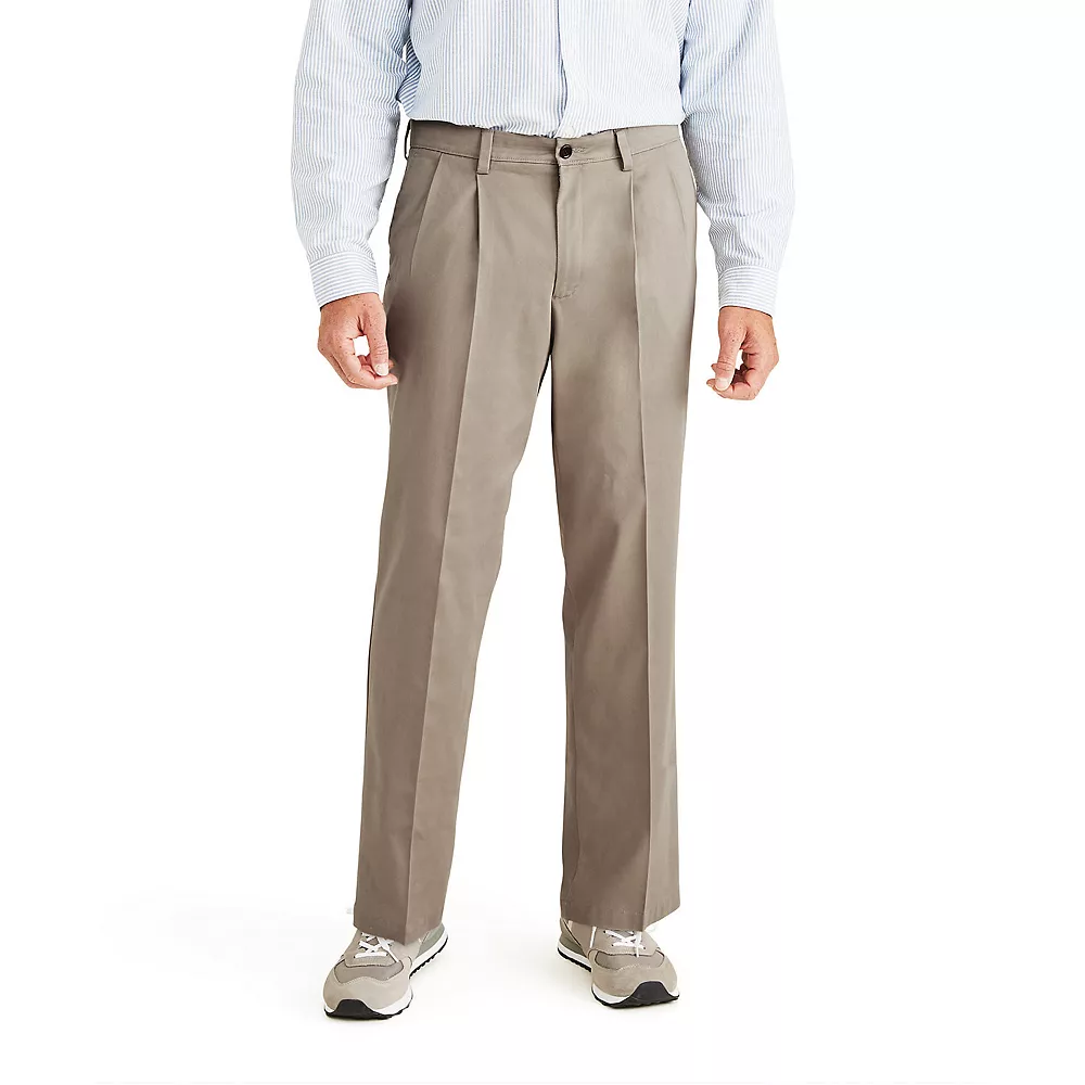 Big & Tall Dockers® Stretch Easy Khaki Classic-Fit Pleated Pants - Image 3