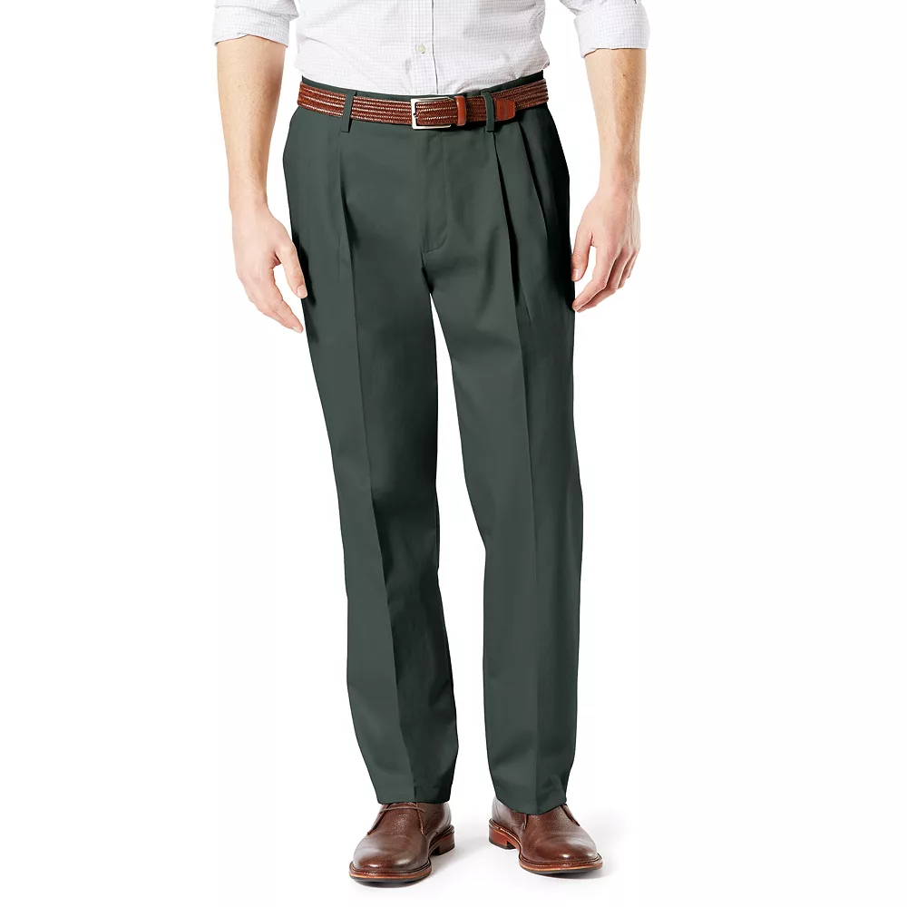 Men's Dockers® Signature Khaki Lux Classic-Fit Stretch Pleated Pants - Image 6