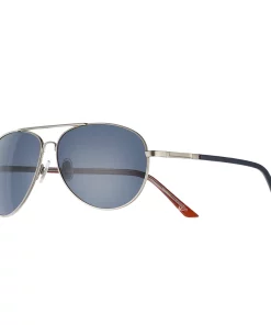 Men's Dockers® Shiny Silver Aviator Sunglasses