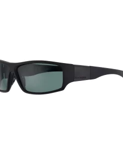 Men's Dockers® Wrap Rubberized Black Polarized Sunglasses