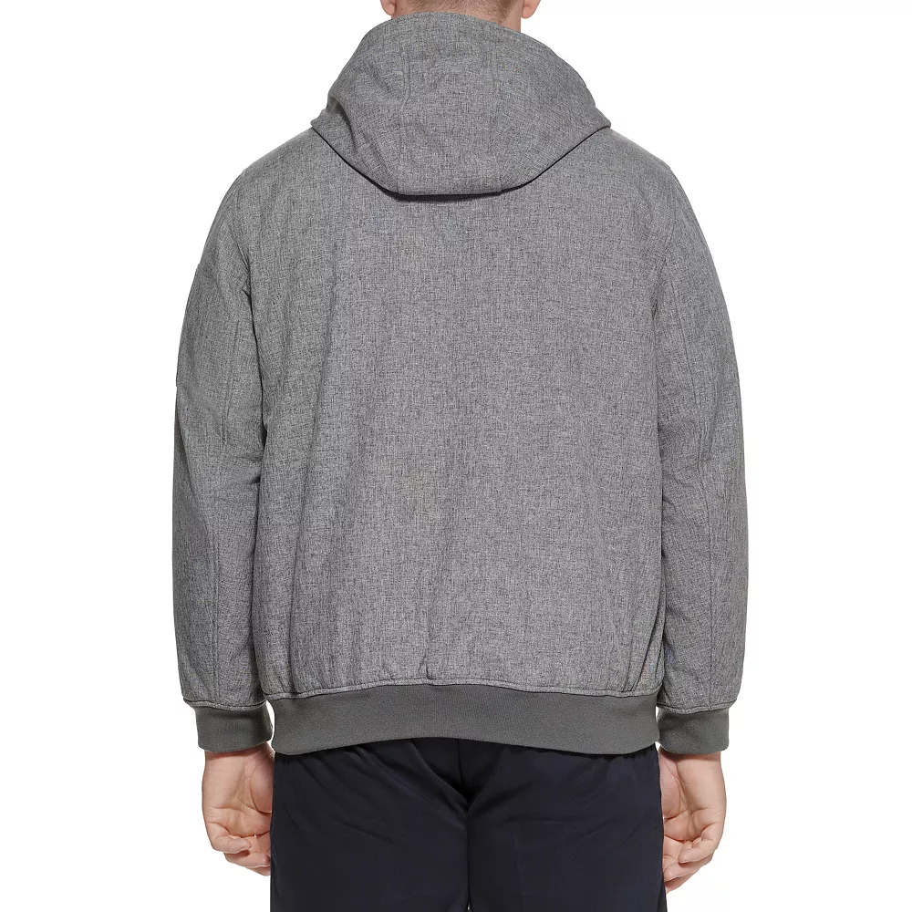 Big & Tall DockersĀ® Hooded Softshell Bomber Jacket with Puffer Bib - Image 5