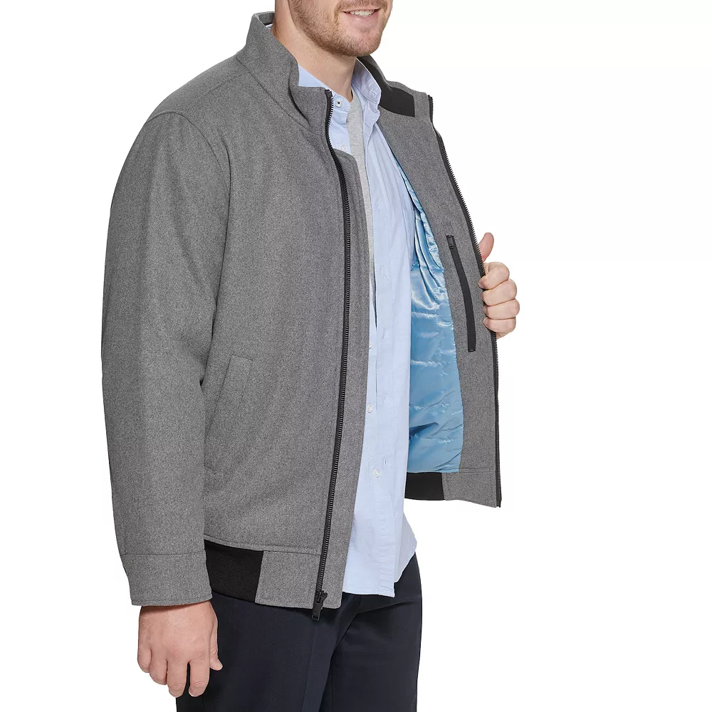 Big & Tall DockersĀ® Wool-Blend Stand-Collar Bomber Jacket - Image 7