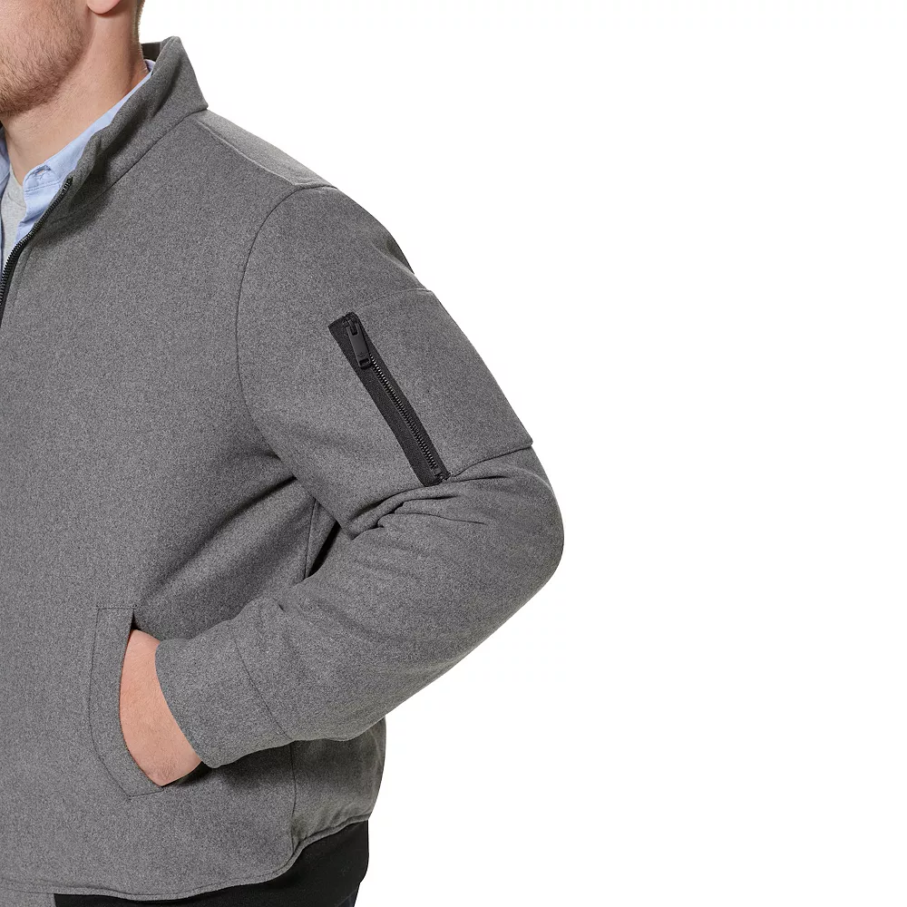 Big & Tall DockersĀ® Wool-Blend Stand-Collar Bomber Jacket - Image 8