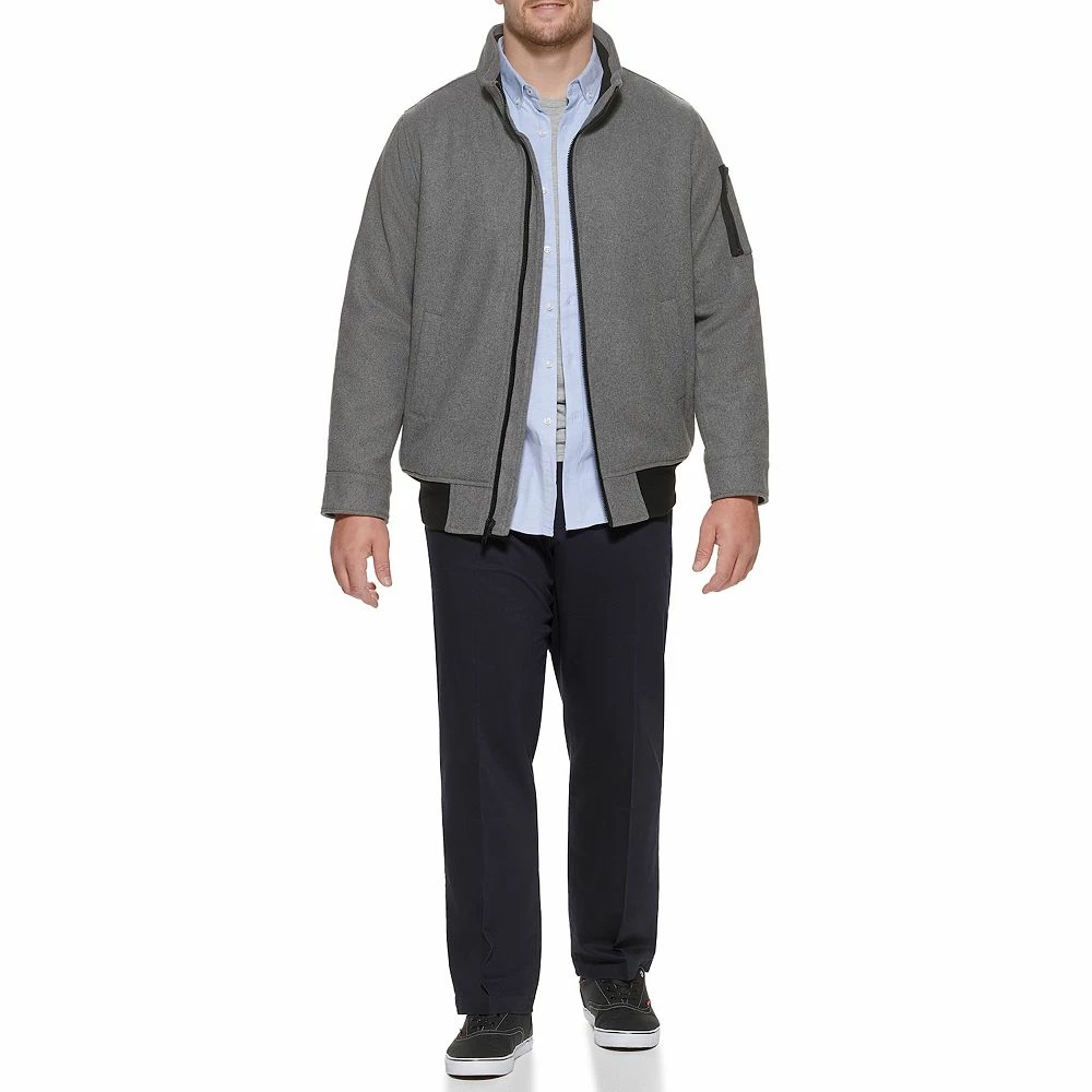Big & Tall DockersĀ® Wool-Blend Stand-Collar Bomber Jacket - Image 9