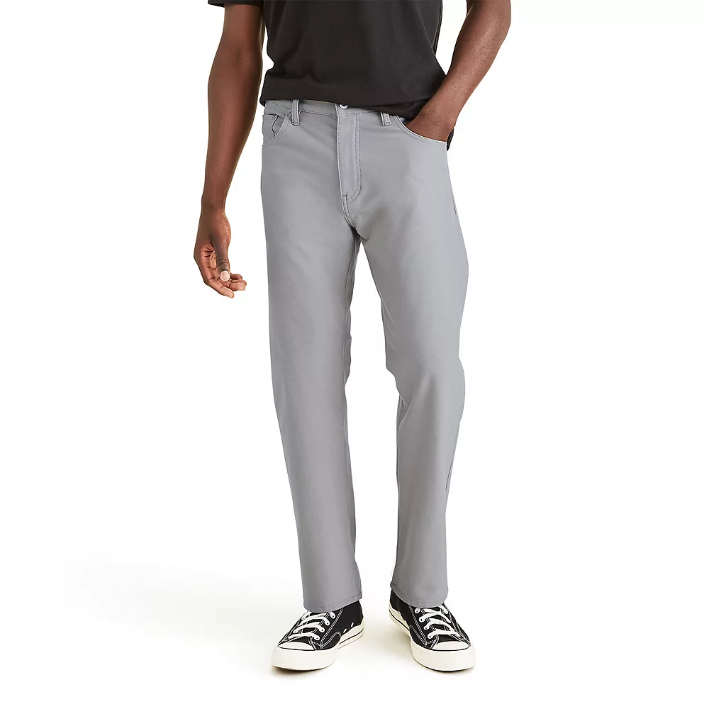 Men's Dockers® Straight-Fit Smart 360 Knit⢠Comfort Knit Jean-Cut Pants - Image 7