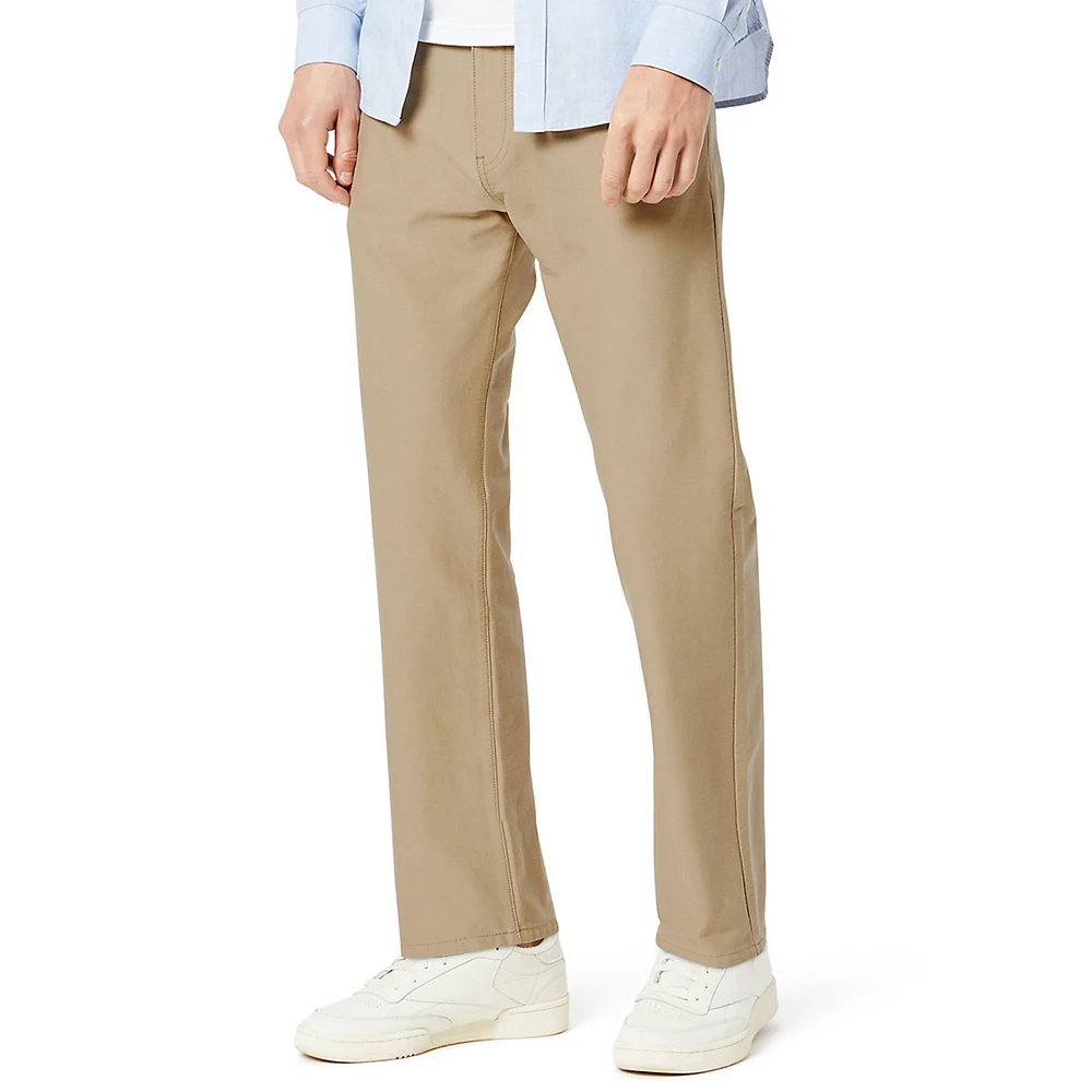 Men's Dockers® Straight-Fit Smart 360 Knit⢠Comfort Knit Jean-Cut Pants - Image 4