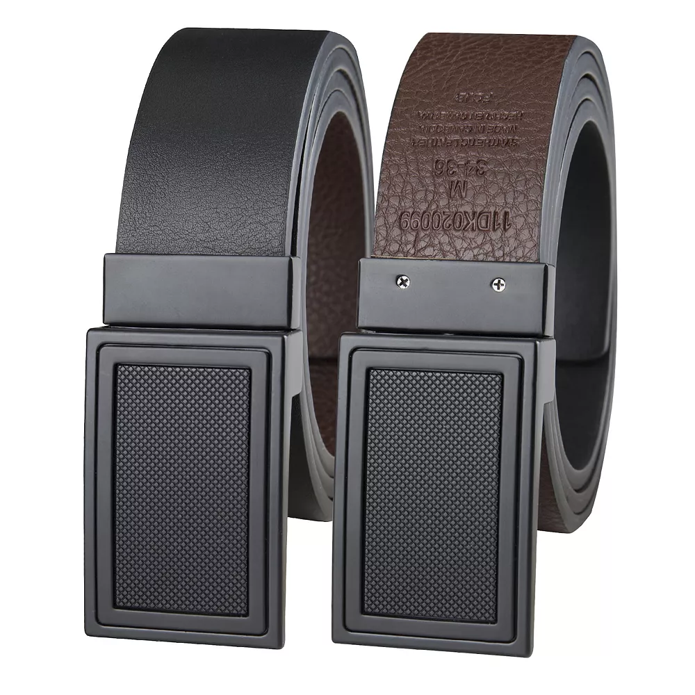 Men's Dockers® Textured Plaque Buckle Reversible Belt - Image 3