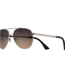 Men's Dockers® Brown Gradient Polarized Aviator Sunglasses