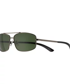Men's Dockers® Green Polarized Aviator Sunglasses