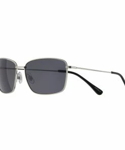 Men's Dockers® 57mm Smoky Rectangle Sunglasses