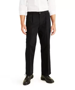 Big & Tall Dockers® Signature Khaki Lux Classic-Fit Stretch Pleated Pants