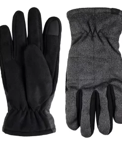 Men's Dockers® Quilted Microfiber Gloves with Touch Screen Capability