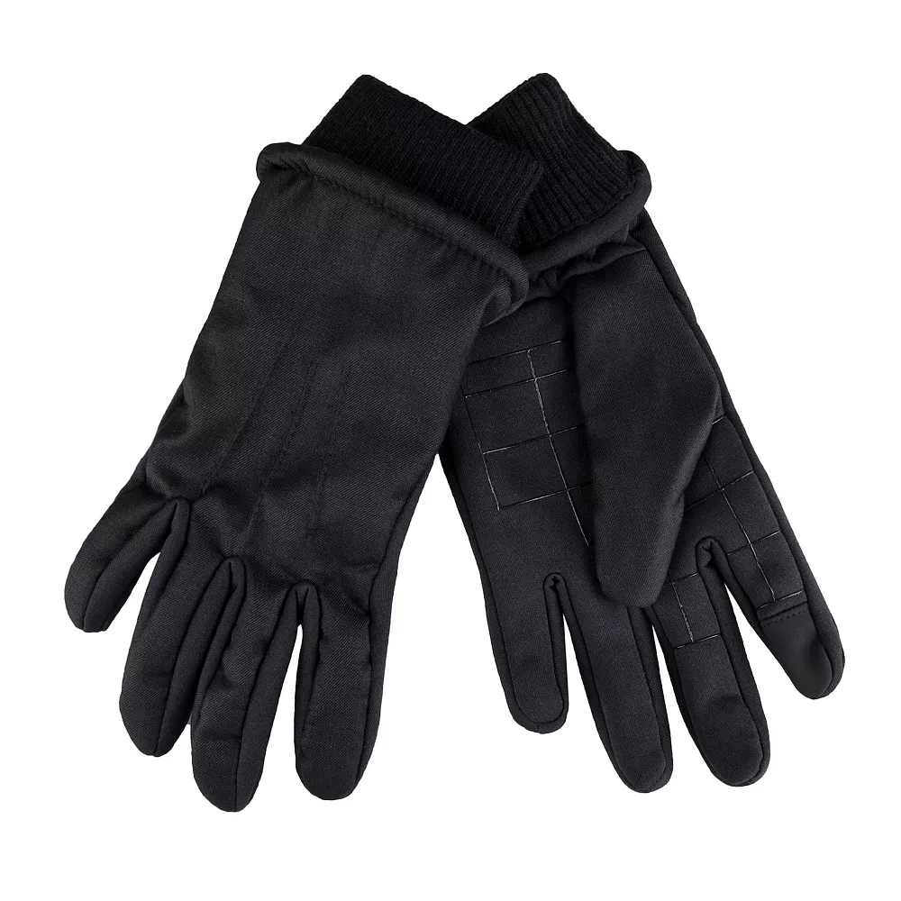 Men's Dockers® Mixed Media Stretch Palm Gloves - Image 2