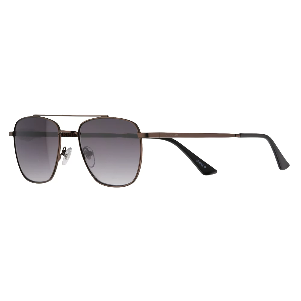 Dockers® Men's Dark Brown 54mm Sunglasses
