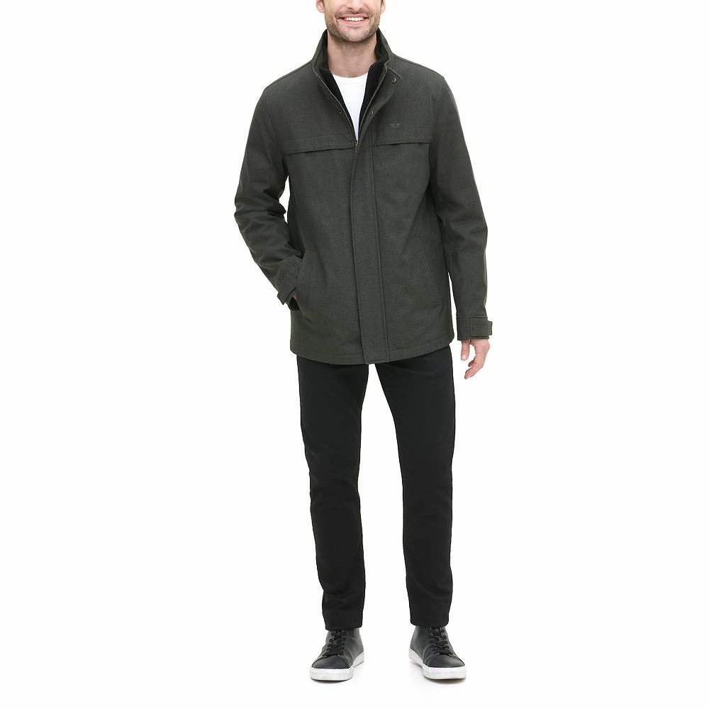 Men's Dockers Softshell Jacket with Quilted Bib - Image 9