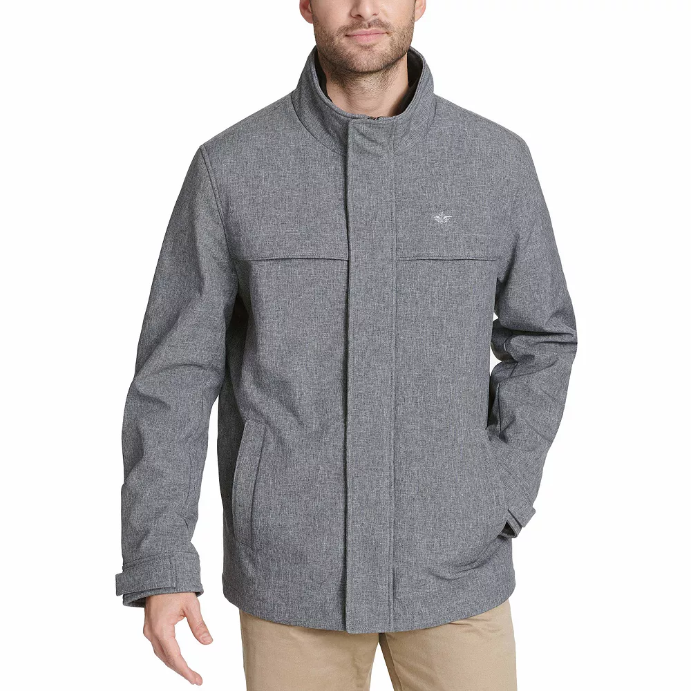 Men's Dockers Softshell Jacket with Quilted Bib - Image 3